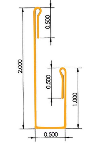 J Channel (10' 6" Length)