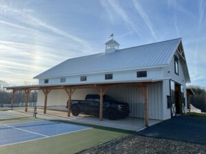 Metal roofing installation