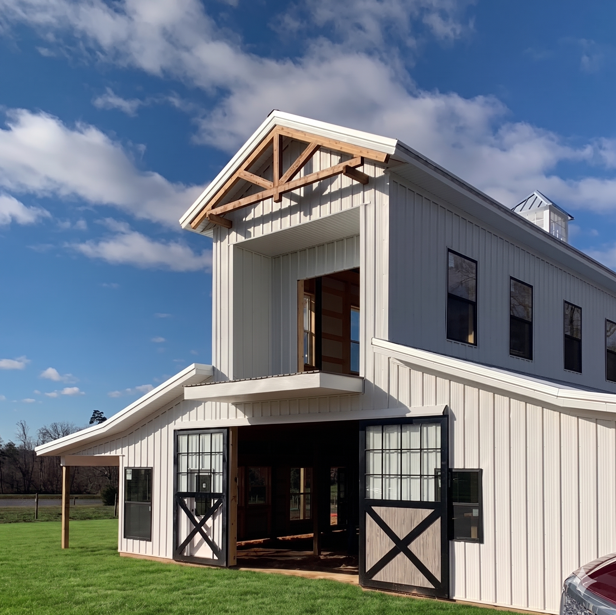 Accent Truss in gable
